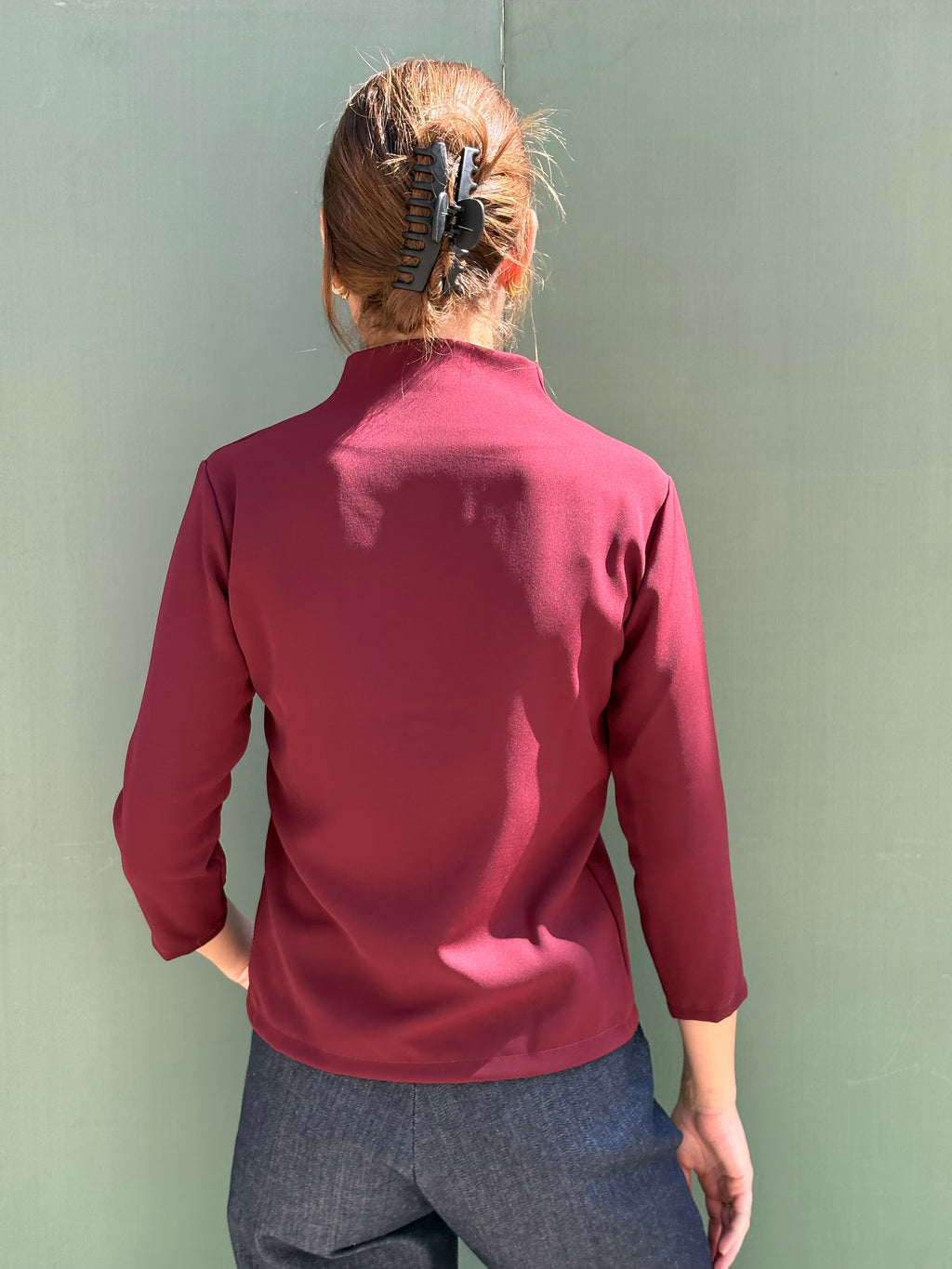 Top Kiki Long Bordeaux