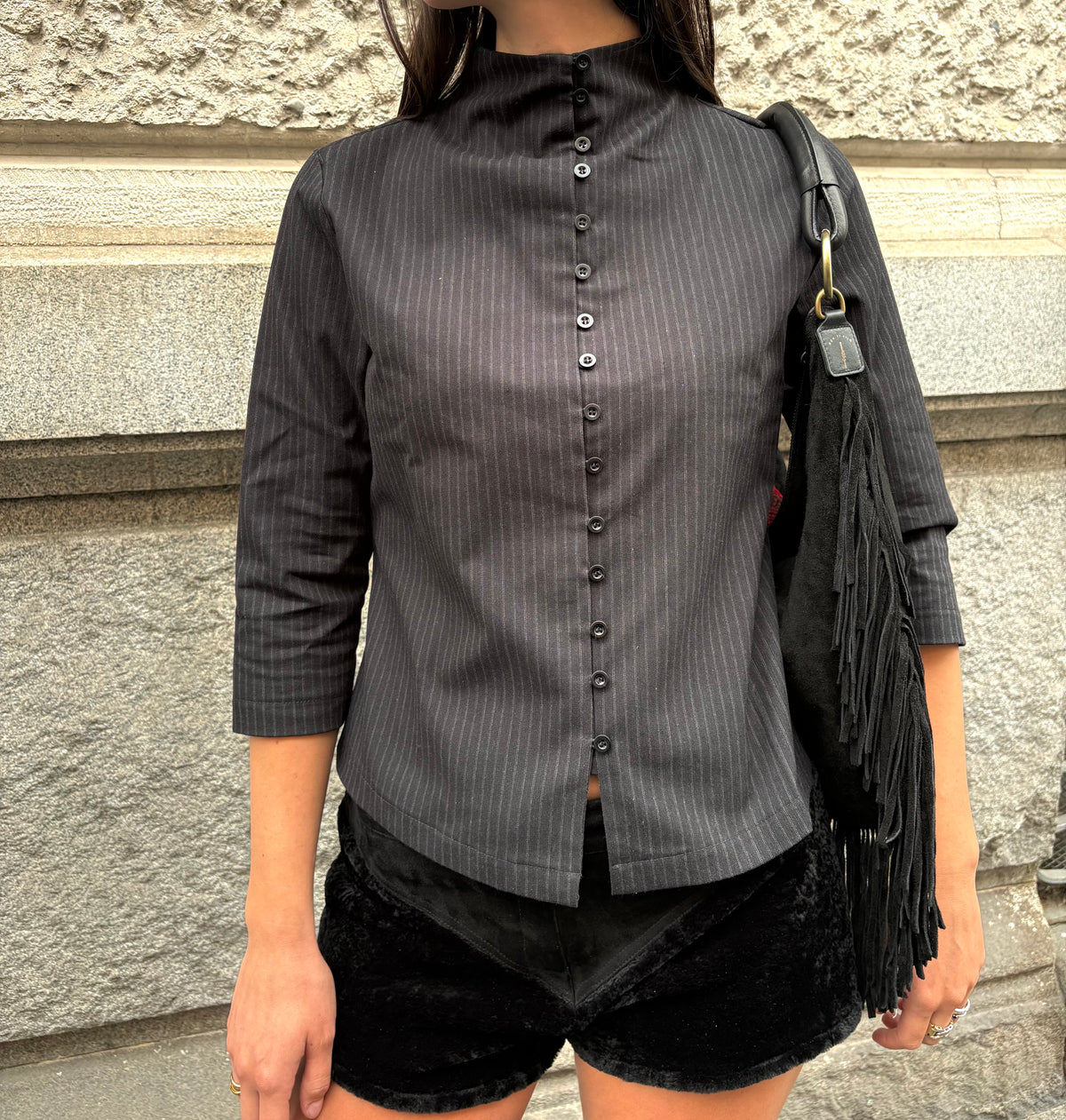 Top Kiki Gessato Long