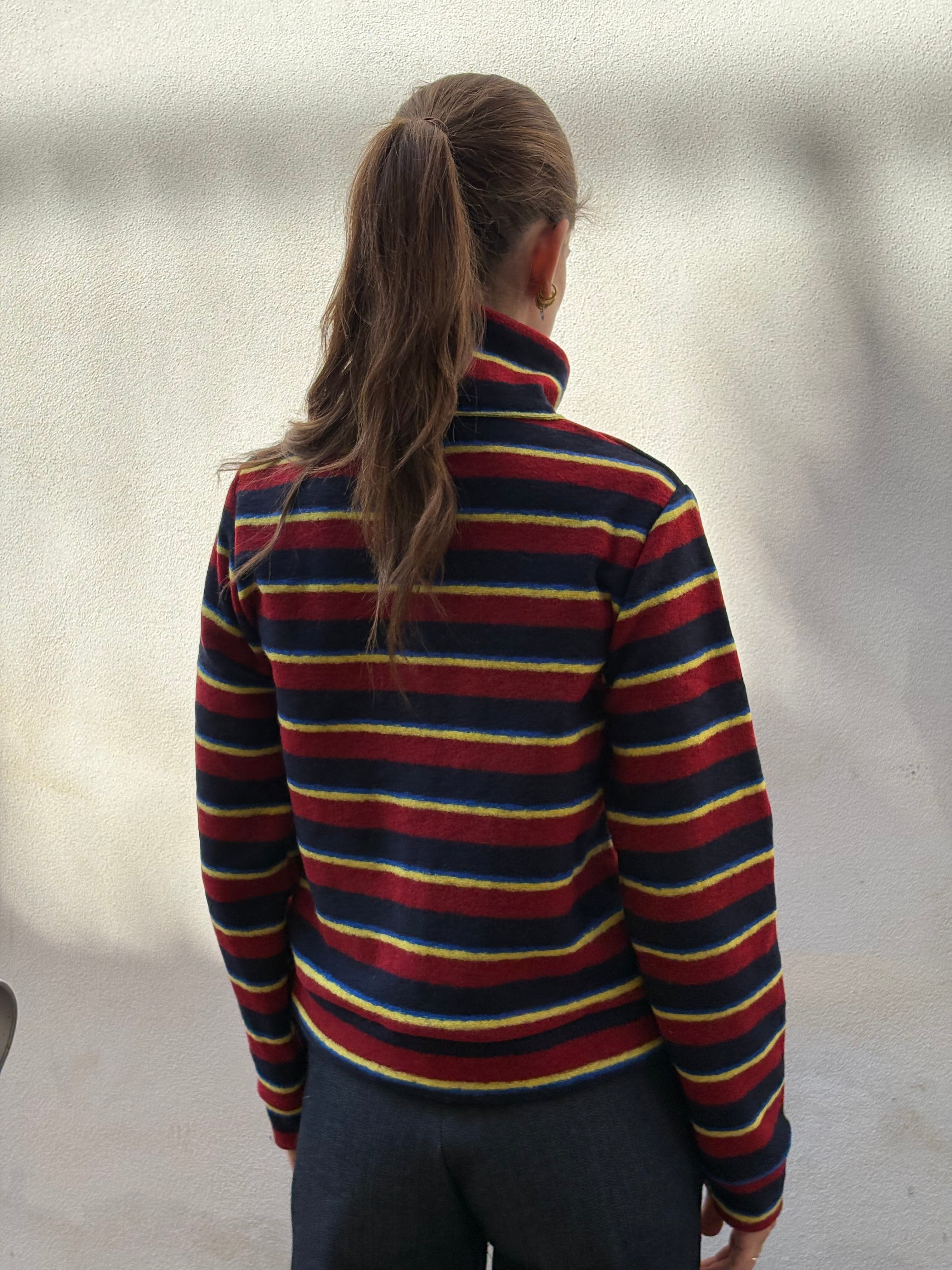 Felpa ZipZip Striped