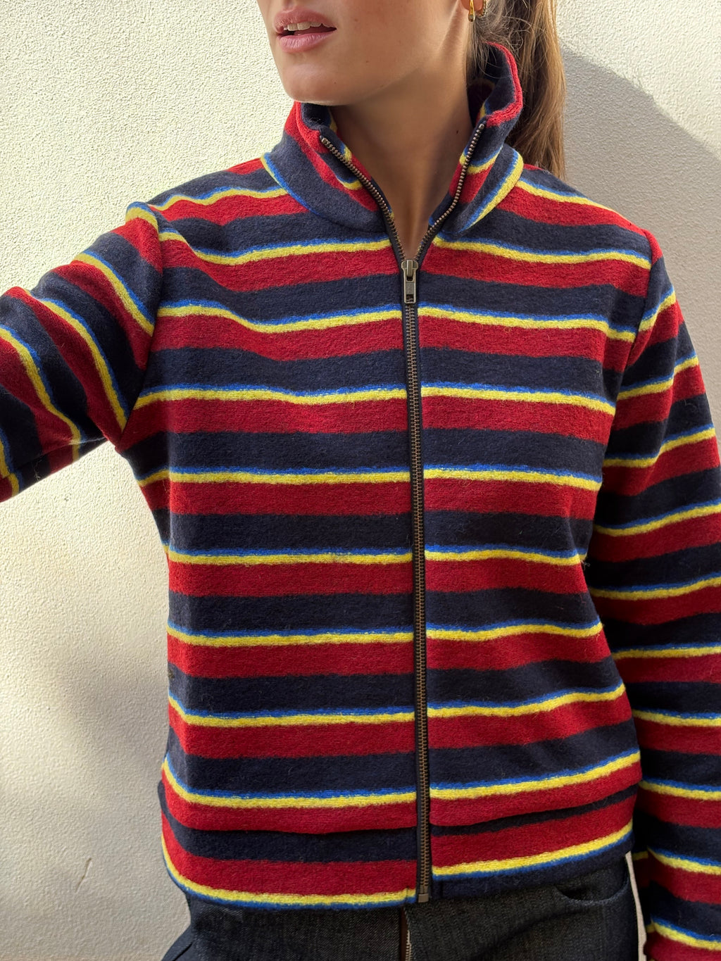 Felpa ZipZip Striped
