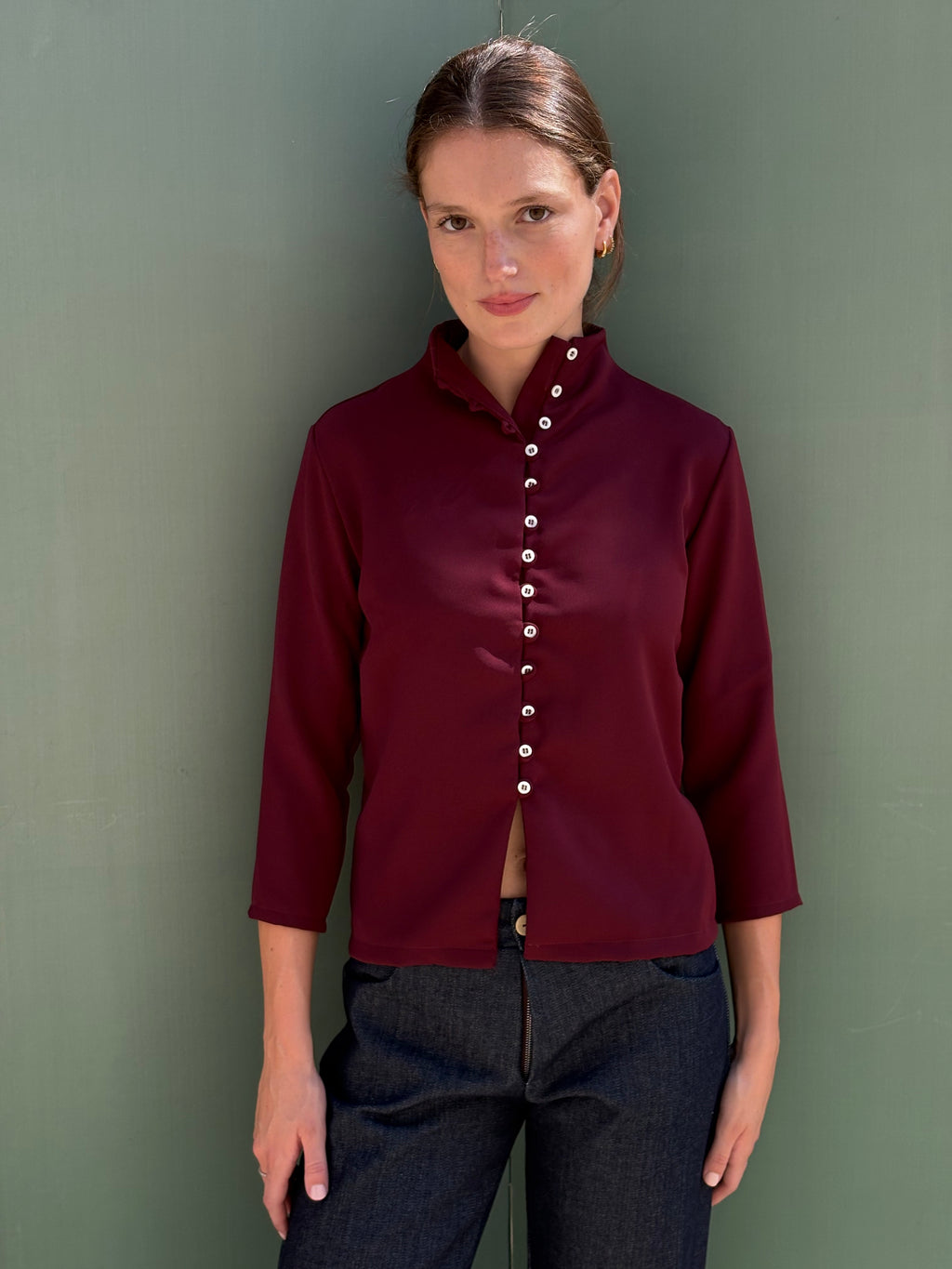 Top Kiki Long Bordeaux