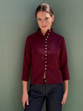Top Kiki Long Bordeaux