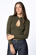 Top Pupa Military Green