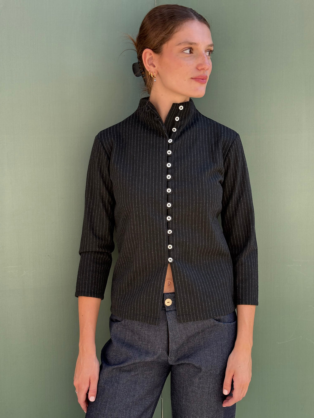 Top Kiki Long Gessato