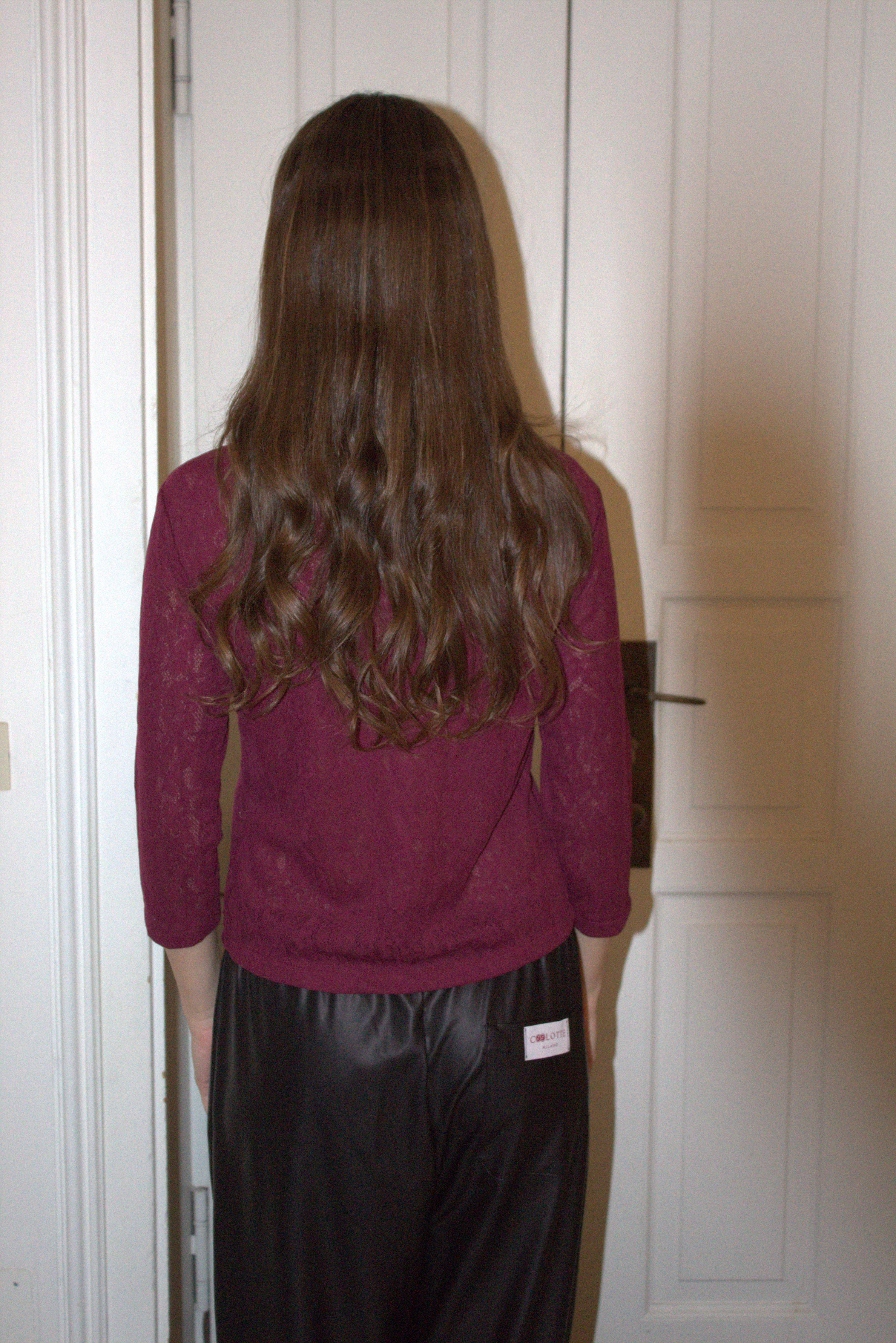 Top Kiki Pizzo Bordeaux Long