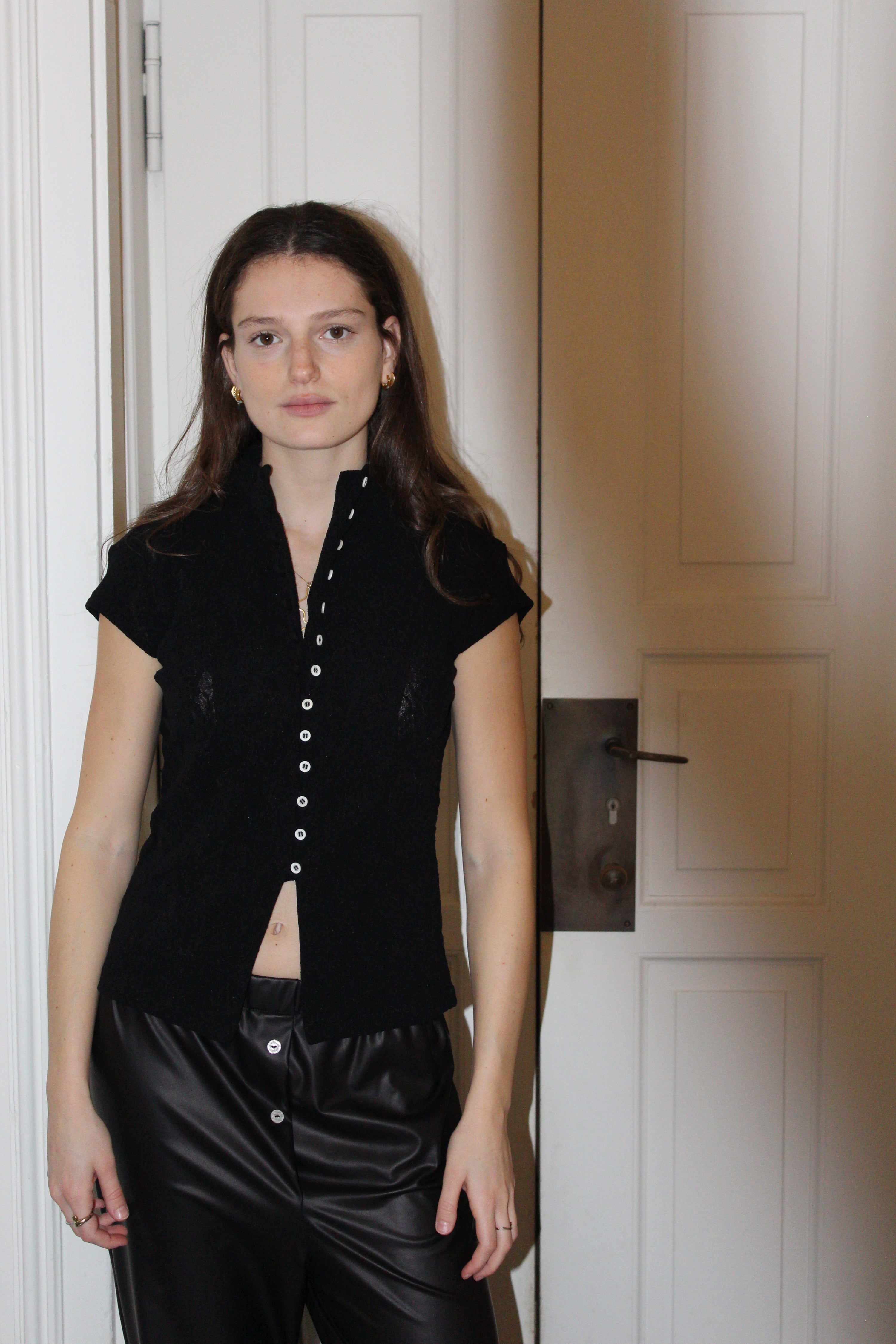 Top Kiki Pizzo Nero Short